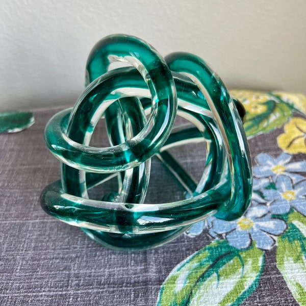 Blown Glass Knot Etsy
