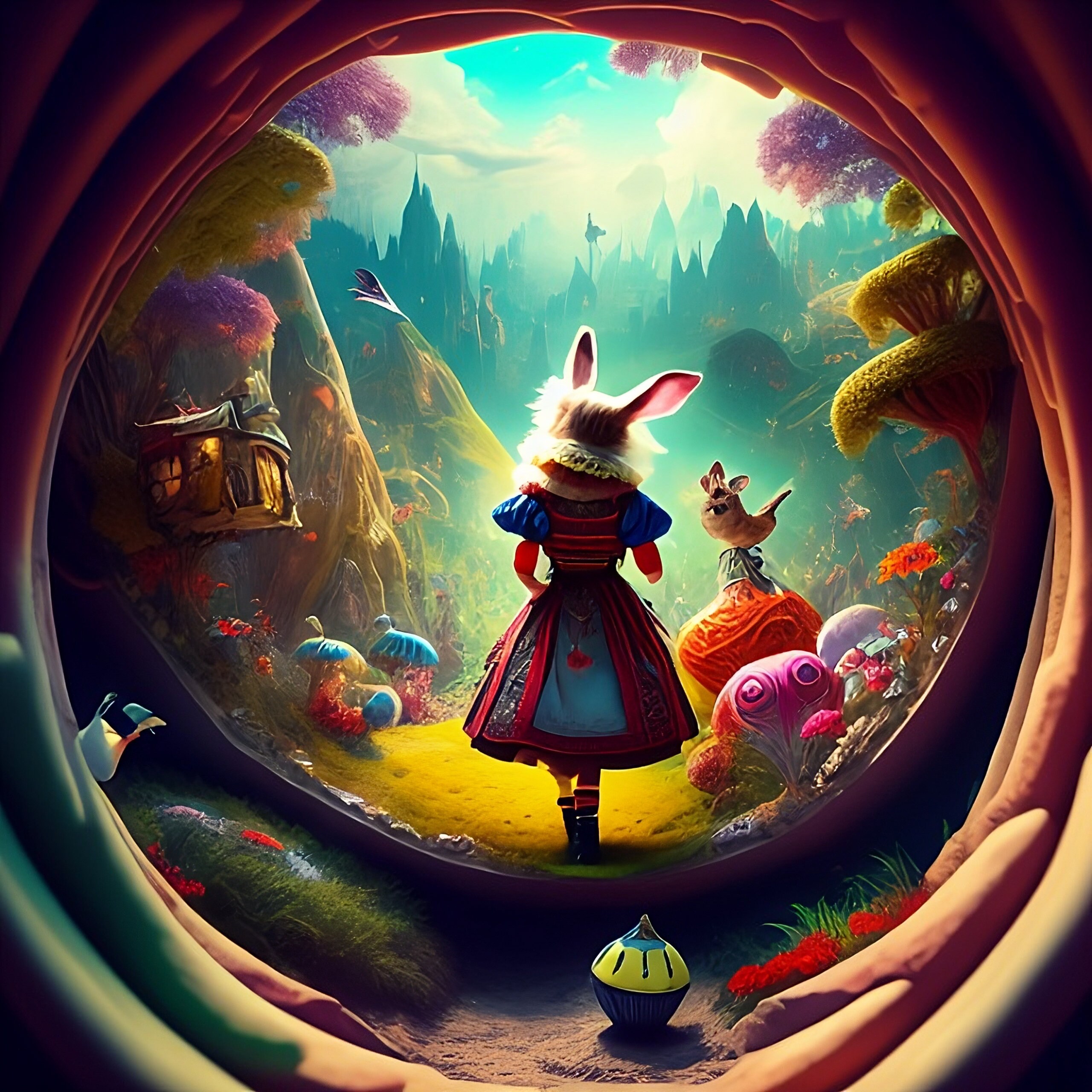 アート・デザイン・音楽 Wonderland Alice on Screen アート・デザイン・音楽 Wonderland Alice on Screen Frame ART