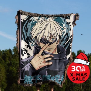 Anime Fire Pirate Tapestry Photo Blanket Woven 50 X 60 