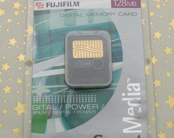 Vintage Rare Brand New 128MB 3.3v SmartMedia Memory Card For Digital Cameras FinePix/Olympus
