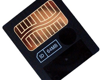 Carte mémoire SmartMedia 64 Mo vintage rare pour appareils photo numériques Smart Media 64 Mo FinePix/Olympus