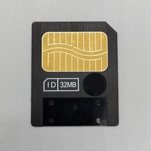 Tarjeta de memoria SmartMedia vintage de 32 MB para cámaras digitales FinePix/Olympus.