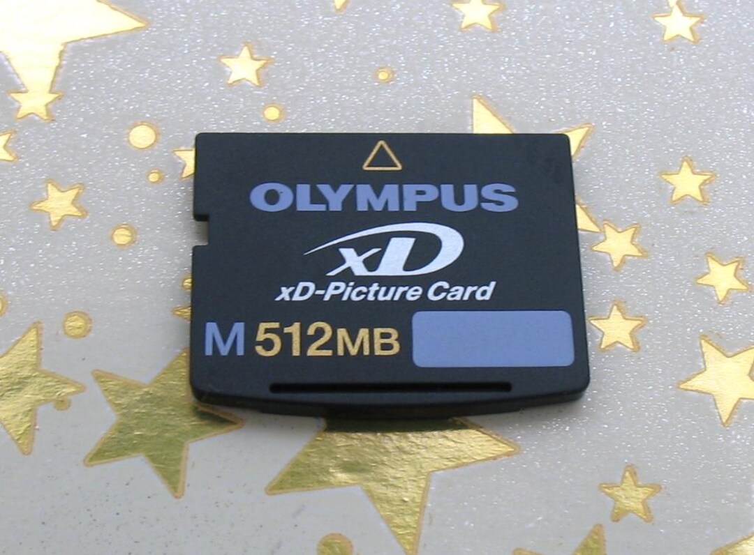 Genuine Vintage 512MB Olympus Xd Memory Card TYPE M for Fuji Finepix ...