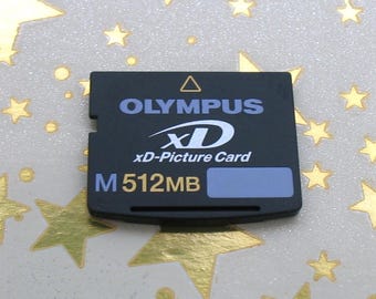 Genuine Vintage 512MB Olympus xD Memory Card TYPE M For Fuji FinePix/Olympus Cameras