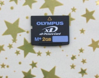 Genuine Vintage 2GB Olympus xD Memory Card TYPE M+ For Fuji FinePix/Olympus Cameras