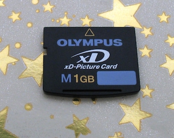 Genuine Vintage 1GB Olympus xD Memory Card TYPE M For Fuji FinePix/Olympus Cameras