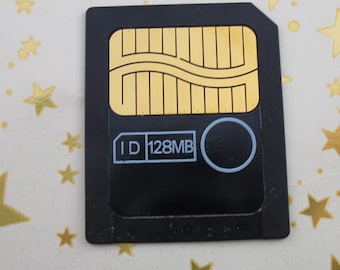 Vintage Rare 128MB 3.3v SmartMedia Memory Card For Digital Cameras FinePix/Olympus
