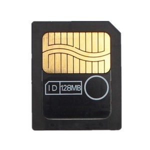 Tarjeta de memoria SmartMedia vintage de 128 MB para cámaras digitales FinePix/Olympus.