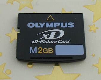 Genuine Vintage 2GB Olympus xD Memory Card TYPE M For Fuji FinePix/Olympus Cameras