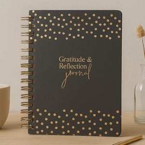 Gratitude & Reflection Journal 2026 | Undated Notebook with Mood Tracker and Weekly Reviews