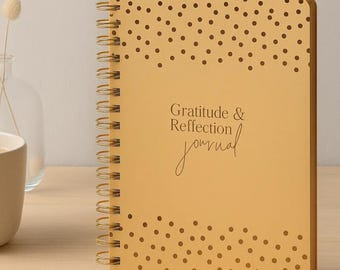 Gratitude & Reflection Journal 2026 | A5 Hardcover, 90 day Undated Journal, Daily Prompts
