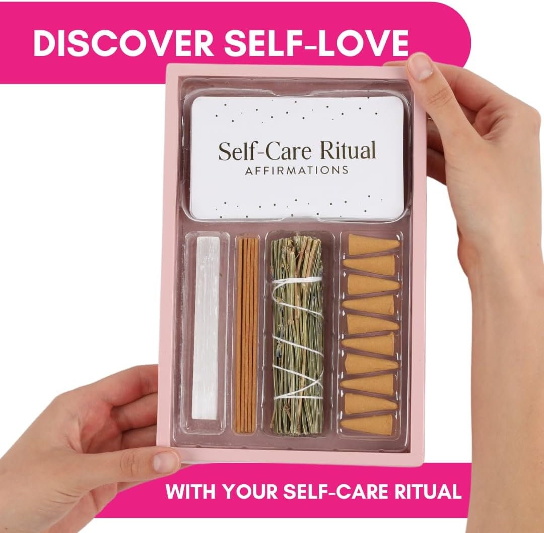 The Affirmation Cards: Women's Self-love Ritual Kit Smudge, Incense ...
