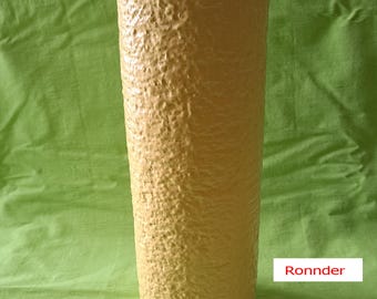 Vase Thomas (Rosenthal) Vase - Cylinder shape - Biscuit porcelain 70s - Color: Beige (yellowish tone) -