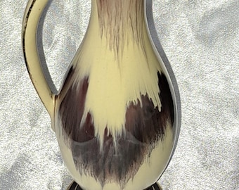 Rockabilly design jug with gold rim - Ceramic - 1950-1960 - Germany 523/20 -