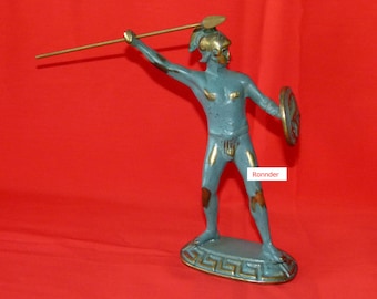 Sculpture of the Greek King Leonidas of Sparta - made of bronze/brass -