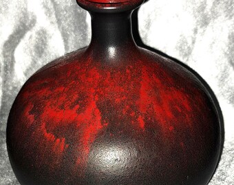 Fat Lava Vase - Ball Vase - Ceramic - from the 70s -