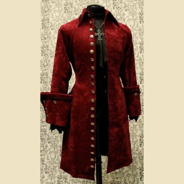 Mens Pirate Coat Etsy