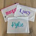 Personalized Zippered Wet Dry Pool Bag // Cursive Font - Etsy