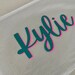 Personalized Zippered Wet Dry Pool Bag // Cursive Font - Etsy