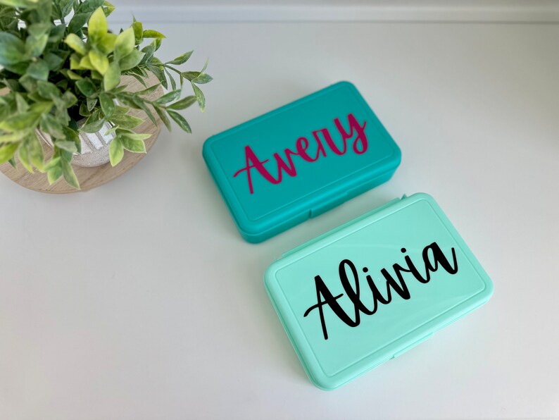 Personalized Kids Pencil Box: Custom Name, Back to School - Etsy