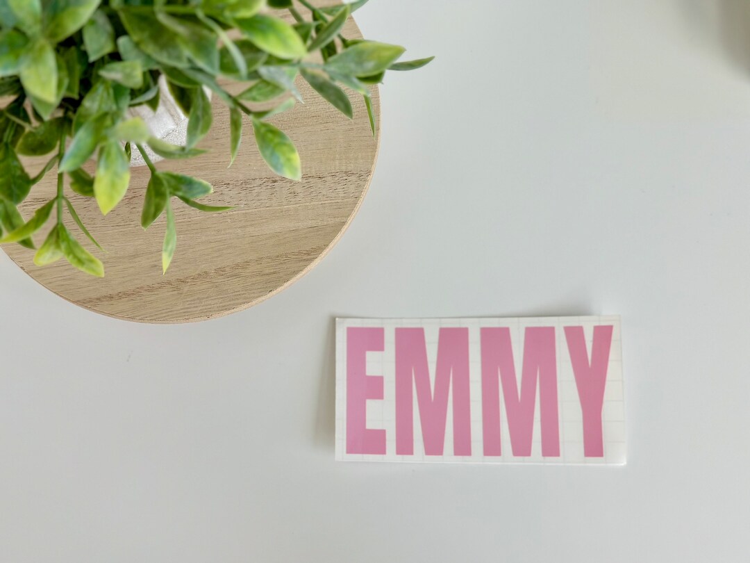 Custom Vinyl Name Stickers and Decal, Personalized Name Sticker, Water