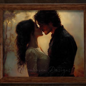 Hades und Persephone Kunstdruck | Poster Griechische Mythologie | Dark Romance Digitaler Download | Dark Academia Dekor | Bücherwurm Wandkunst