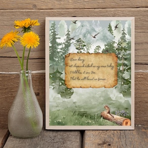Art Print ‘Dear Diary’ 5x7 and 8x10, Room Decor, Vampire Inspired, Damon and Stefan