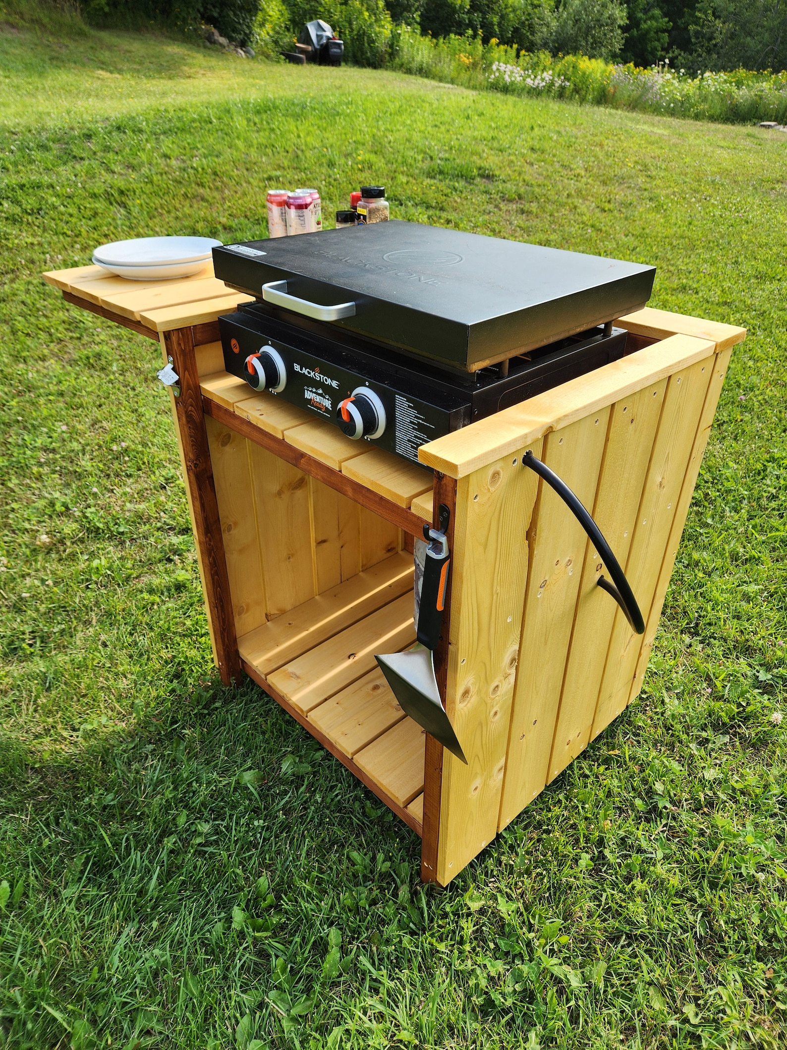 Griddle Stand Build Plans DIY Outdoor Kitchen Plans Blackstone Stand