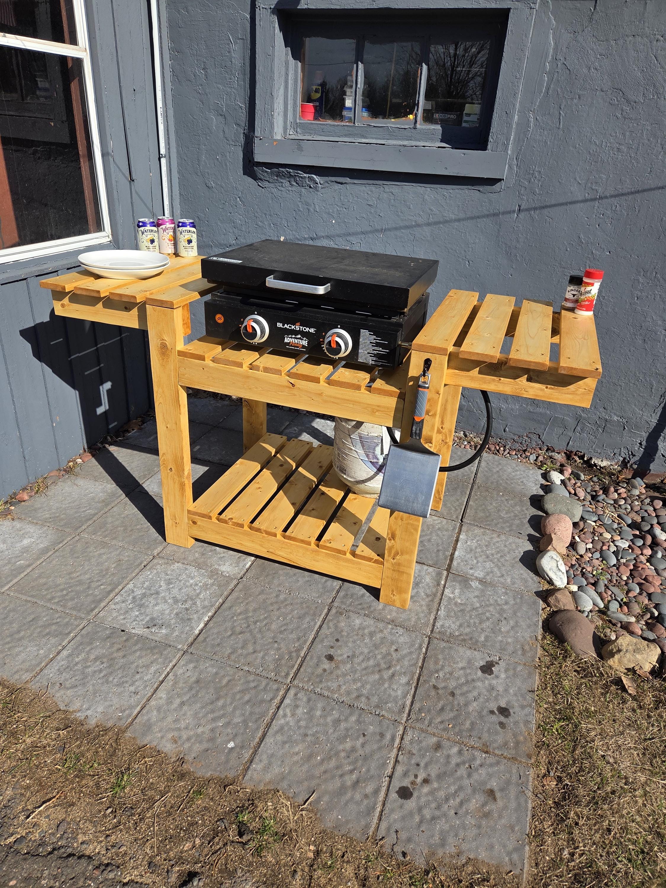 Blackstone Griddle Stand Plans 22 Inch Grill Stand Outdoor Cooking