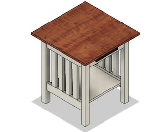 Side Table Plans Built In Power Strip Farmhouse Bed Side Table Rustic End Table Furniture Plans Side Table Night Stand Plans End Table Plans