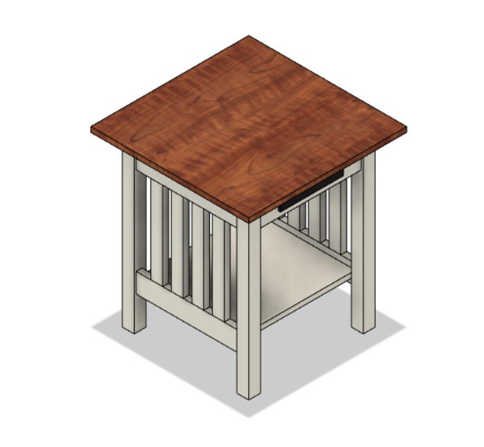 Planos de mesas auxiliares, regleta empotrada, mesa auxiliar de cama rústica, planos de muebles, planos de mesitas de noche, planos de mesas auxiliare