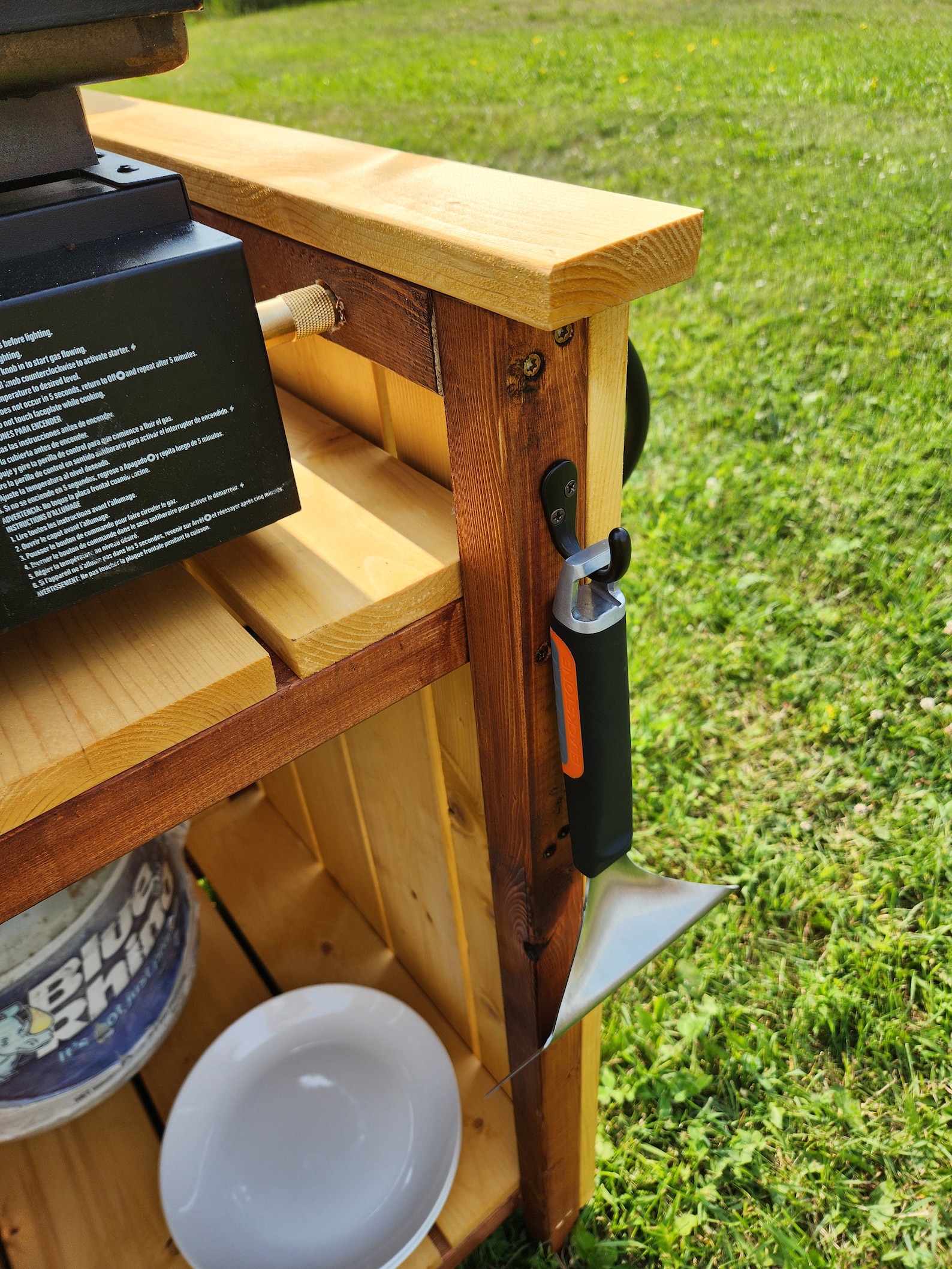 Blackstone Griddle Stand Build Plans DIY Grill Station Outdoor Kitchen