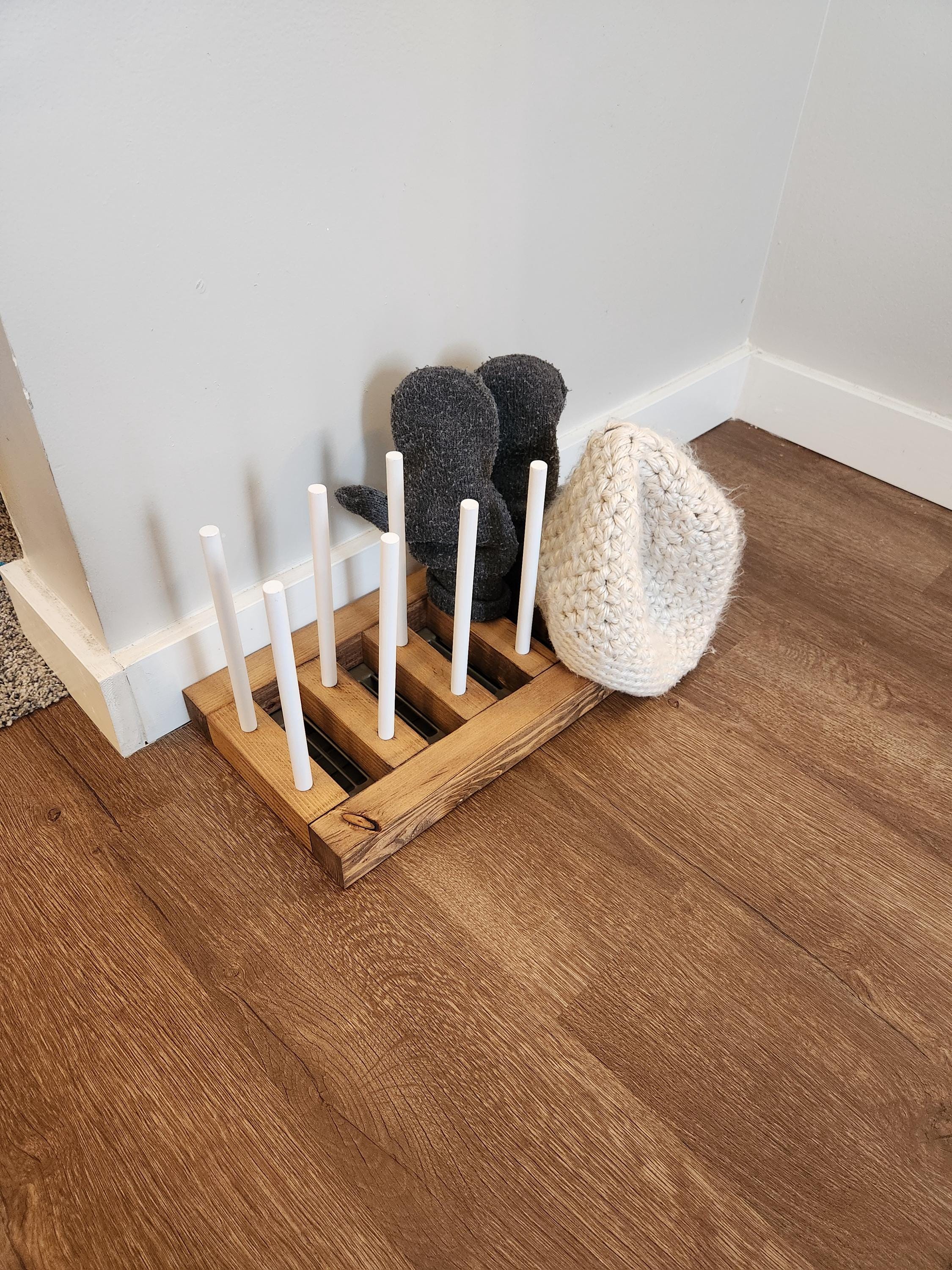 Over Vent Heated Mitten Holder Hat Rack Floor Vent Mitten Hanger Mitten ...