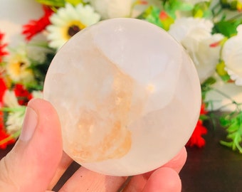 62MM Clear Crystal Quartz Healing Stone Metaphysical Meditation Power Stone Sphere Ball