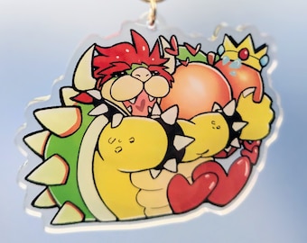 BOWSER PEACHES Acryl Schlüsselbund Charme