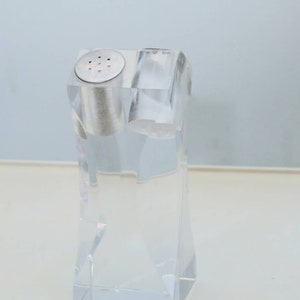 1960s Mid Century Modern Acrylic S & P Shaker