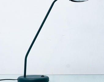 1990s Vintage Portable Luminaire Dark Green Table Lamp