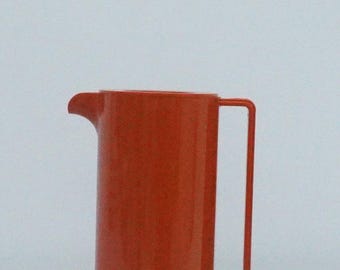 1960s Ingrid Ltd. Chicago Brick Red Plastic Pitcher