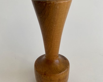 1960s Oregon Myrtlewood Vase by Beaudette Coquille Oregon