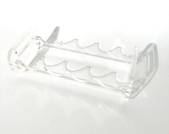 1970s Acrylic Clear Wine Rack