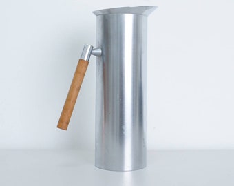 1960s Stainless Steel Cocktail Pitcher with Teak Handle from WT Italy