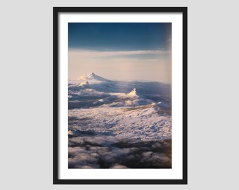 Cordillera nevada, Oregón, arte de pared imprimible, fotografía de naturaleza real, descarga digital.