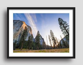 Vibrant Yosemite Photography, Printable Wall Art, Real Nature Photography, Digital Download.