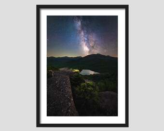 Vibrant Milky Way photograph, Astrophotography, Printable Wall Art,  Real Nature Photography, Digital Download.