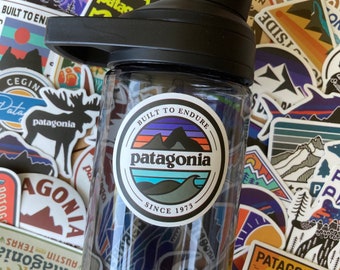 Patagonia Stickers voor Laptop, Telefoonhoes of Waterfles, Outdoor en Natuur Sticker Giftset 50 Stuks, Koffer Decoratie