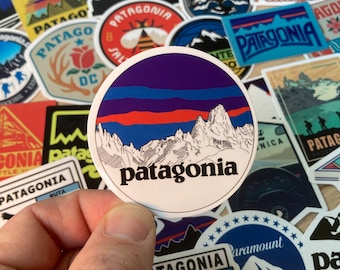 Patagonia Stickers voor Laptop, Telefoonhoes of Waterfles, Outdoor en Natuur Sticker Giftset 50 Stuks, Koffer Decoratie