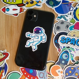 Kinderen Sticker Laptop, Waterproef Waterfles Stickerset, Planeten en Sterren voor Plakboek, Agenda of Koffer Kinderen Creativiteit 50 stuks