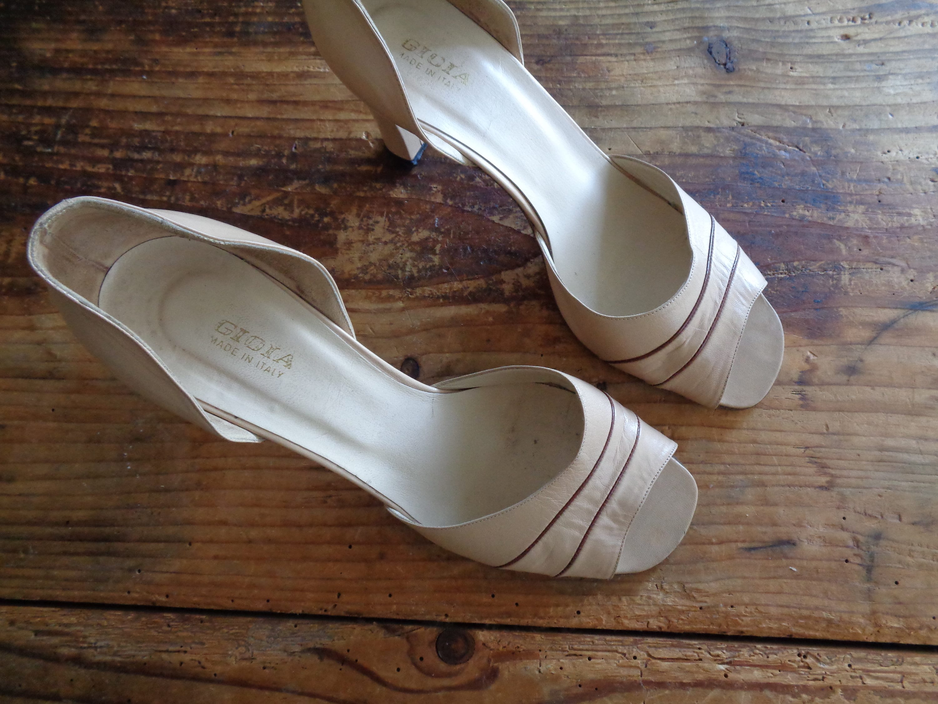 Women Summer Vintage Leather Open-toe Sandals