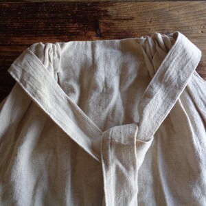 heavy ramie (vegan silk) skirt // elastic waist and front tie, available in different colors, made to order