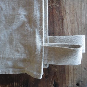 heavy HEMP curtain panels // hand-made from natural hemp fabric, made to order, some black out effect